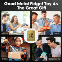 Metal Poker Push Card Fidget Slider Fidget Clicker Fidget Toys for Adults Teens Relieve Stress Anxiety ADHD Office Desktop Gadgets for School Anxiety Relief Gift for Boyfriend Husband and Father (EDC Joker) Spinner