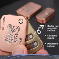 Metal Poker Push Card Fidget Slider Fidget Clicker Fidget Toys for Adults Teens Relieve Stress Anxiety ADHD Office Desktop Gadgets for School Anxiety Relief Gift for Boyfriend Husband and Father (EDC Joker) Spinner