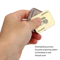 Metal Poker Push Card Fidget Slider Fidget Clicker Fidget Toys for Adults Teens Relieve Stress Anxiety ADHD Office Desktop Gadgets for School Anxiety Relief Gift for Boyfriend Husband and Father (EDC Joker) Spinner